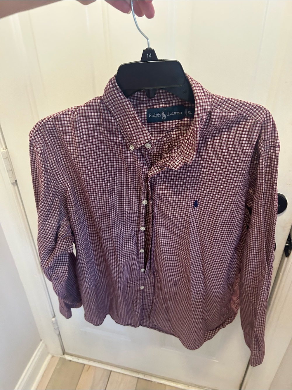 RALPH LAUREN button down dress shirt.